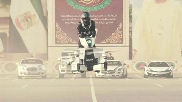 Dubai’s ‘flying cops’ to soon use electric hoverbikes