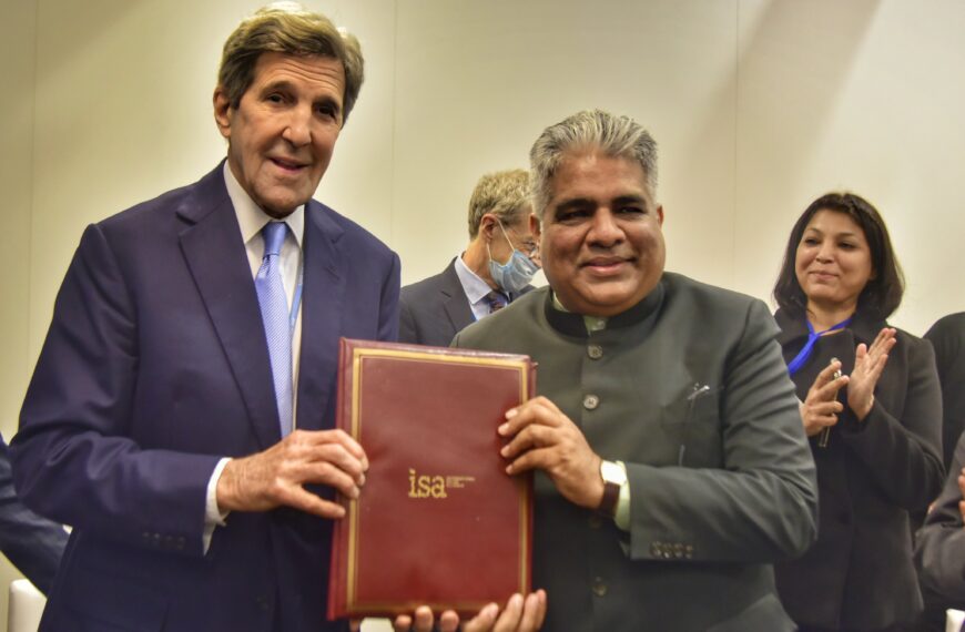USA joins India-led International Solar Alliance at COP26
