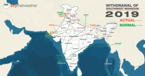Monsoon withdraws a month late in India