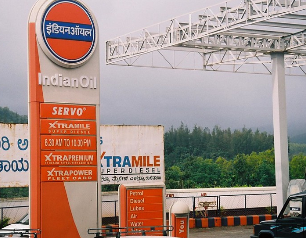 gas station