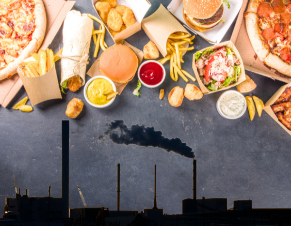 Eating fast food adds calories and emissions, says study